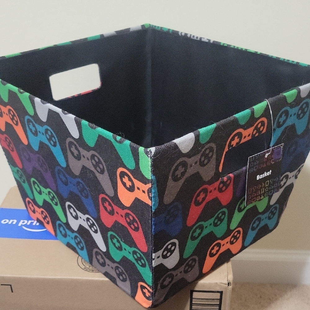 Colorful Game Controller Storage Bin - Picture 4 of 5